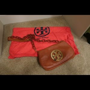 Tory Burch clutch orange 🍊 pumpkin 🎃